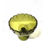 COMPOTE-Green Glass Compote Dish