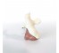 FIGURINE-White Bird Flying on Rock