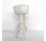 DECORATIVE DISH-Dish on Pedestal w/Boy Hugging Column