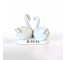 FIGURINE-Two Swans w/Gold Accents-Anniversary Souvenir