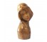BUST-Vintage MCM Wooden Madonna Bust