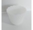 VASE-Scalloped Edge Milk Glass Vase