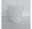 VASE-Scalloped Edge Milk Glass Vase