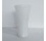 VASE-Slim Milk Glass Vase w/Scalloped Edge