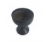 GOBLET-Small Black Decorative Goblet w/Carving