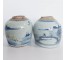 GINGER JAR-Antique Chinese Blue & White Ginger Jar