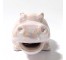 FIGURINE-Pink Iridescent Ceramic Home Fragrance Hippo