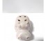 FIGURINE-Pink Iridescent Ceramic Home Fragrance Hippo