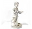 FIGURINE-White Resin Boy w/Striped Shirt-Planting