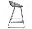 STOOL-Black Metal Wire Counter Stool