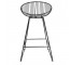 STOOL-Black Metal Wire Counter Stool