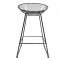 STOOL-Black Metal Wire Counter Stool