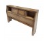 HEADBOARD-Modern Full Ashwood w/Sliding Door Storage Compartments