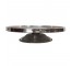 CAKE STAND-Short Chrome Metal Cake Stand