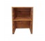 NIGHTSTAND HUTCH TOP-Youth Pioneer Natural Wood w/(1) Shelf