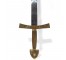 SWORD-Stainless Steel Blade w/Gold Handle