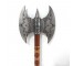 AXE-Viking Double Blade Axe w/Wooden Handle