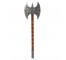 AXE-Viking Double Blade Axe w/Wooden Handle