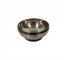 DECORATIVE BOWL-Chrome Bowl on Small Pedestal