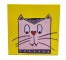 PAINTING-"Diamond Kitty"-Pink Cat W/Diamond Collar