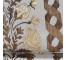 LOVE SEAT-Vintage Yellow and Brown Velvet