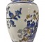 TABLE LAMP-Blue & White Asian Floral