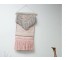 WALL TAPESTRY- Macrame | Pink & Gray | Fringe