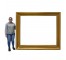 PICTURE FRAME-Oversized Gold Frame