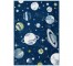 RUG-(6'7"x 9')Saturn Solar System