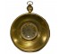 WALL CLOCK-Vintage "Georgian" Brass Pocket Watch Clock