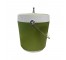 ICE BUCKET-Vintage West Bend Avocado Green w/White Detail Bucket