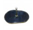 JEWELRY DISH-Black w/Gold Accents & Ring Holder