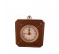 CLOCK-Leather Sqaure