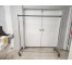 Industrial Steel Wardrobe Rack On Wheels