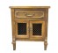 NIGHSTAND-DRESSER-Walnut w/Decorative Molding & (2) Doors