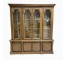 HUTCH-Vintage Carved Fruitwood w/(4) Doors & Light Inside