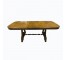 DINING TABLE-Fruitwood w/Carved Base