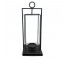 LANTERN-Black Metal Wire Framed Glassless Lantern