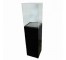 PEDESTAL-Acrylic Top w/Black Laminate Base-56H