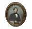 PORTRAIT-Vintage Gold Frame of Man Posing