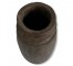 VASE-18" H Dark Wooden Vase