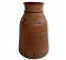 VASE-18.75"H Wooden Vase w/Ridged Lines