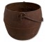 CAULDRON-Rusted Cast Iron w/Handle