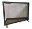 FIREPLACE SCREEN-Black Mesh w/2 Handles