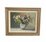 PAINTING-White & Pink Flowers in White Vase in Framed Canvas