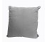 (50061155)THROW PILLOW-20"Sq Light Gray Decorative Pillow
