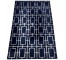 (57020926)RUG(5x8) Art Deco Geometric Rug |Navy & Silver