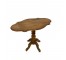TABLE-TILT TOP-CHERRY-PEDESTAL