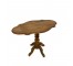 TABLE-TILT TOP-CHERRY-PEDESTAL