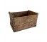 (89080054) WOOD CRATE-Medium Oak Crate